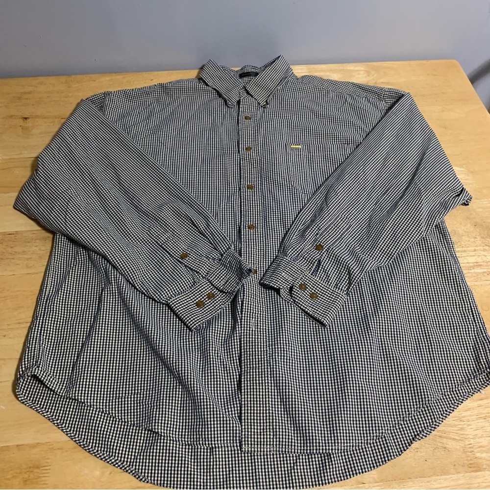 Alexander Julian Colours Mens Blue/Yellow/Buttondown Long Sleeve‎ Size XXL